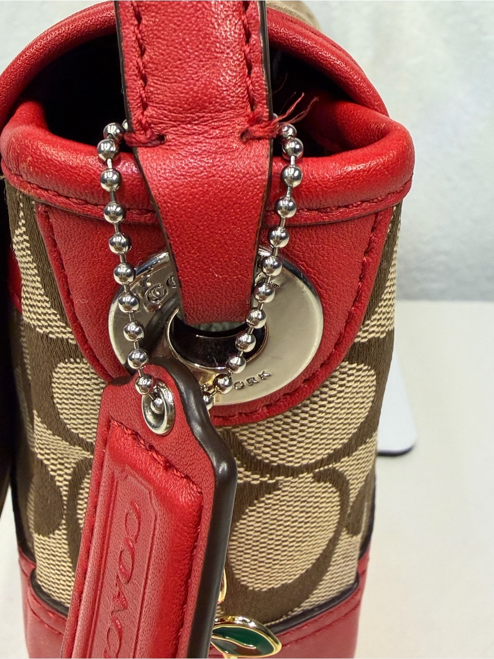 COACH HADLEY SIGNATURE FIELD CROSSBODY BAG #F30601 - Picture 4 of 12